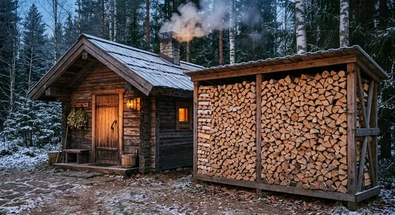 Укладка дров в Купавне, переулок Тенистая, 35Б